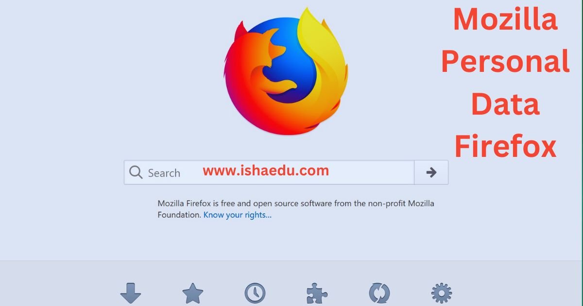 Mozilla Personal Data Firefox